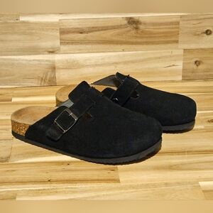 Aquatherm Suede Clogs Mules Sandals Slides